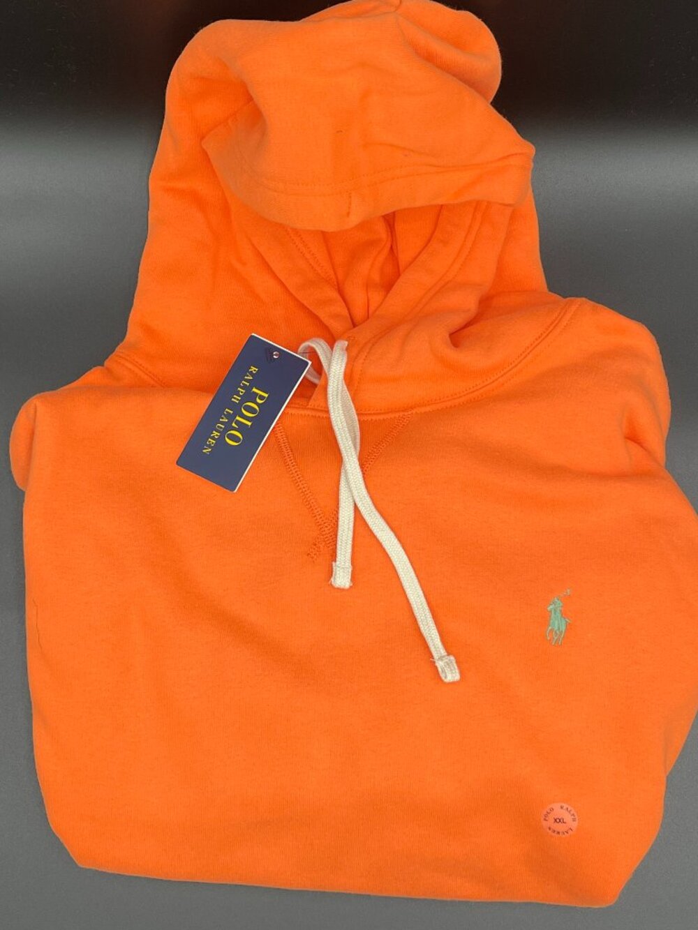NWT Polo Ralph Lauren Orange Hoodie XXL & Sweatpants XL Set